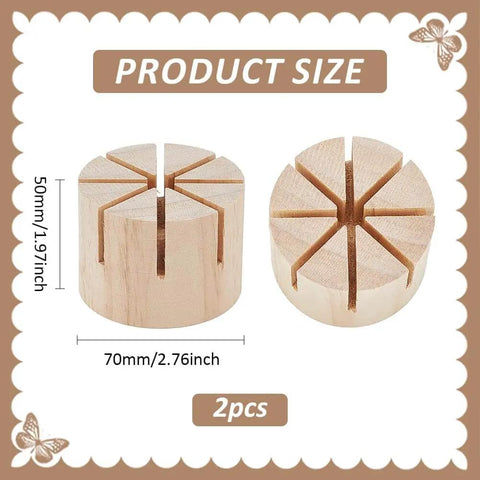 Two Piece Pine Wood Mini Glass Spinner Jigs Set Pro Grade With 60 Degree And 45 Degree Glass Angles For Soldering Precision