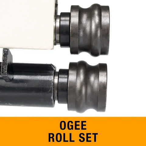 Ogee roll set for Manual Bead Roller For Metalworking, 7 Inch Throat, 22 Gauge Mild Steel, Six Pro Rolls