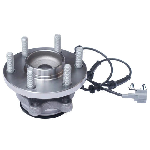 Pair Front Wheel Bearing And Hub Assembly For Nissan Frontier Pathfinder Xterra And Suzuki Equator 6 Lug With ABS RWD Compatible