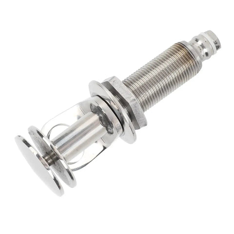 304 stainless steel retractable boat cleat deck-mount hardware with nut and flange