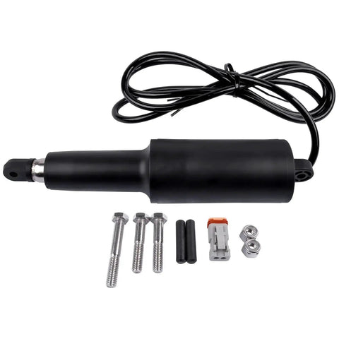 Boat Trim Tab Actuator Replacement 12V 2.25 Inch Stroke with 6 Ft Cable, screws, and connector for Marine Lenco 20400-001 OE Part 15054-001