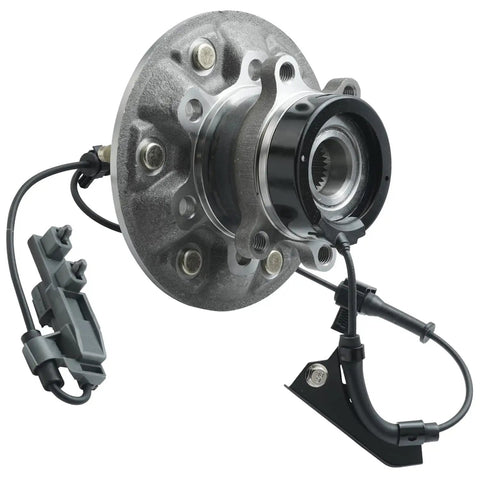 4WD Front Left Wheel Bearing Hub Assembly For Chevy Colorado, GMC Canyon, Isuzu I-350, I-370 2004 2005 2006 2007 2008 Replacement Wheel Hub Bearing Kit