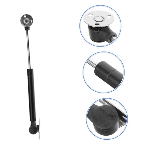 High Load Capacity Gas Spring Strut Hinge With Soft Close For Cabinets Kitchen And Jewelry Boxes Durable Lid Support Rod with close-up details