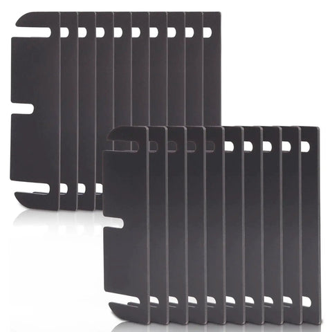 3.5 Inch Door Hinge Shim Kit with pro-grade plastic spacers and shims for door alignment, includes 20 pieces for fixing gaps.