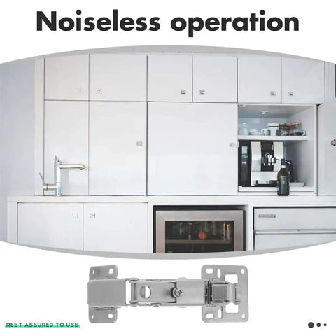 Beefy Hidden Concealed Door Hinges 170 Degree For Thick Doors, ultra sturdy 2 pack with screws, invisible hardware in cabinet
