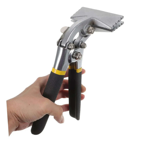 3 Inch Manual Sheet Metal Bender Tool With Straight Jaw Edge Seamer for metal bending, heavy-duty hand seamer held in hand