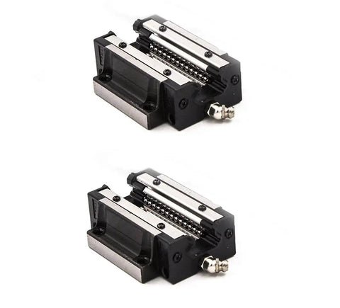 Two HSR20CA blocks for 1900mm Linear Guide Rail With HSR20CA Blocks For CNC Routers 20mm Wide Rail 60mm Pitch