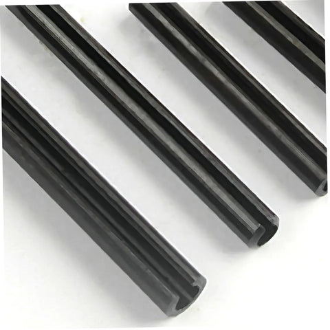 Close-up of slotted spring dowel pin assortment kit 450 pieces with plastic storage case for automotive mechanical workshop and repairs.