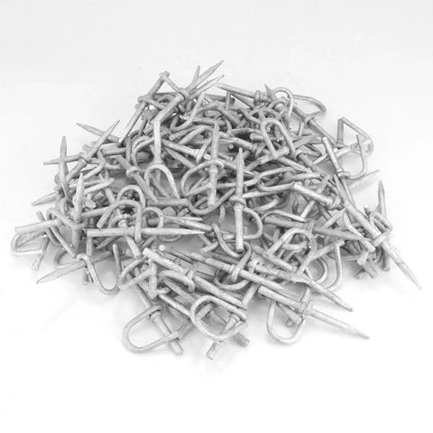 Five Eighth Inch Drive Rings Box Of 100 Made From Corrosion Resistant Galvanized Steel for cable support and routing