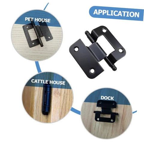 Heavy Duty Kitchen Cabinet Door Hinges 6 Pack By Shineofi Built Tough As Nails Iron Construction For Modern Cabinets And Doors Indoors Or Outdoors Smooth Action And High Load Bearing For Everyday Home Makeovers with application examples.
