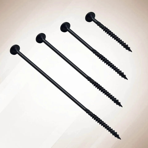Four 3 Inch Deck Screws 50 Count Beefed Up Heavy Duty Structural Wood Screws Rust Resistant Timber Screws For Timber Log