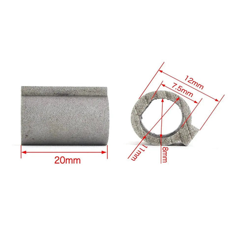 8mm To 11mm Shaft Sleeve Adapter For RV30 Worm Gear Reducer And RV030 Gearbox, showing dimensions and steel material