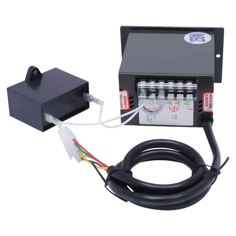 Beefy 250W 110V AC Gear Motor with Variable Speed Controller showing wiring and connections for automation systems