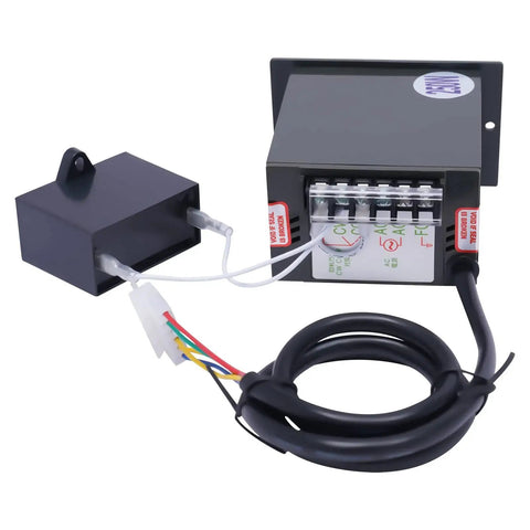 Workhorse 110V 250W Variable Speed Gear Motor With Stepless 0 To 135 RPM Control Single Phase High Torque AC Gear Reducer 10K Gear Ratio Reversible 8 Nm Torque Motor For CNC Robotics Packaging Conveyors By LIAUHO, showing electrical connectors and control cables