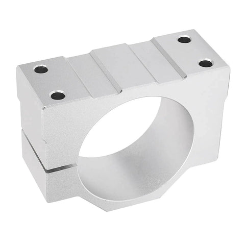 65mm Aluminum Spindle Clamp Motor Mount For CNC Router Durable Aluminum Alloy Motor Holder With Easy Install Includes 4 Screws