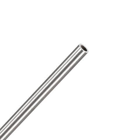 304 stainless steel round tube, 3 mm OD, 0.5 mm wall, 300 mm length, 4 pcs