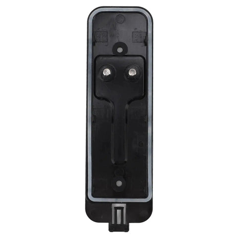 Video Doorbell Backplate Replacement Kit With Easy Install Mount Accessory In Black, showing back plate and screw holes
