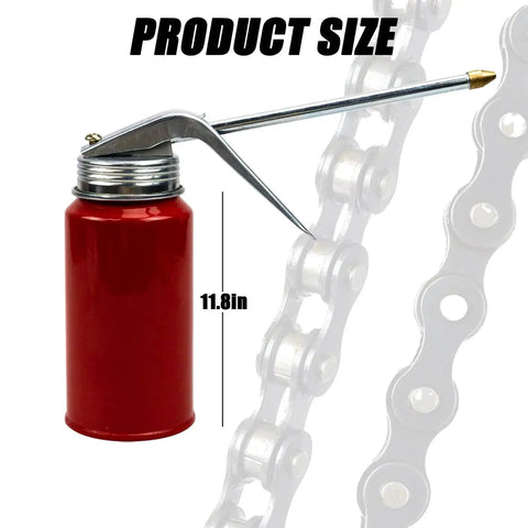 Red Four Pack Hand Pump Oiler Cans For Home Garage And Auto Care Lygchii 200ml Metal Spray Oil Bottle With Grab-And-Go Easy Grip Trigger Pump