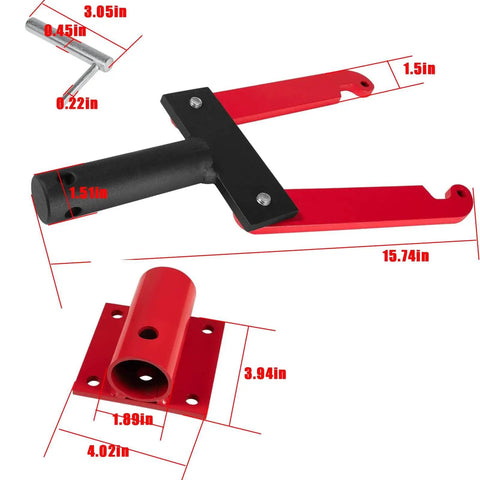 Beefy Heavy Duty Transmission And Small Engine Holding Fixture Tool With Base For Ford And Chrysler Transmissions parts view