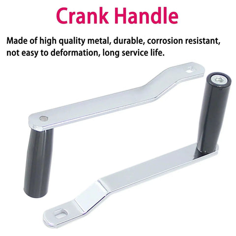 Upgraded Universal Winch Handle With Comfort Grip for trailer winches, marine equipment, and sailboats, front view