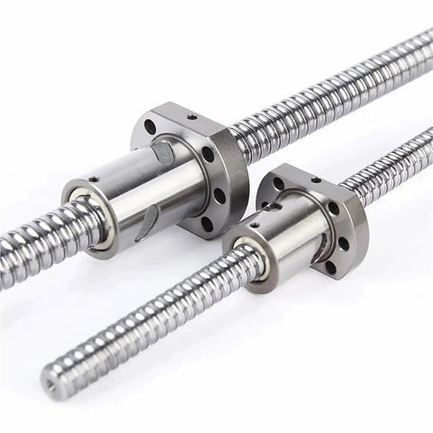 Miniature Ball Screw Kit SFKR0801 with Single Ball Nut, 60-180mm C7 precision, shown with smooth linear motion design.