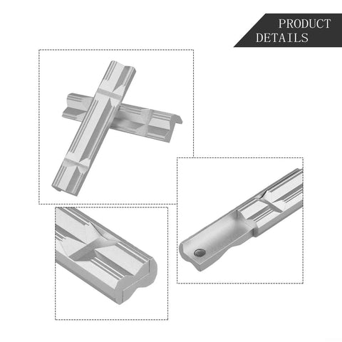 V-Type Aluminum Alloy Vise Jaws for CNC Milling, magnetic workholding fixture shown in three detailed views for precision milling