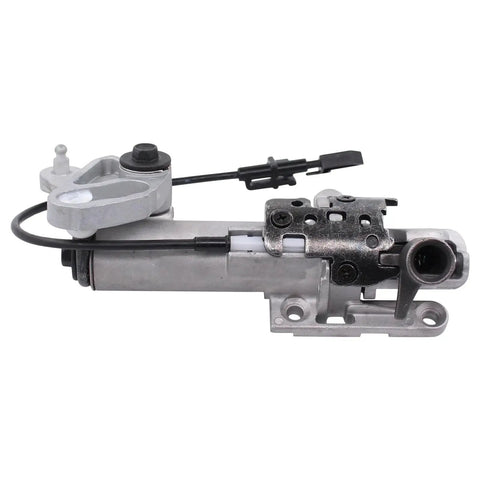 Steering Column Shift Mechanism For Chevy Silverado Tahoe Suburban Avalanche, side view showing metal construction and cables