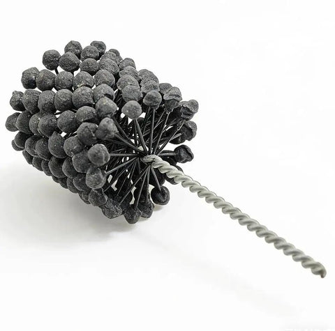 3 Inch Flexible Cylinder Hone Tool With 240 Grit Silicon Carbide Ball Brush For Engine Bore Deglazing And Cross Hatching