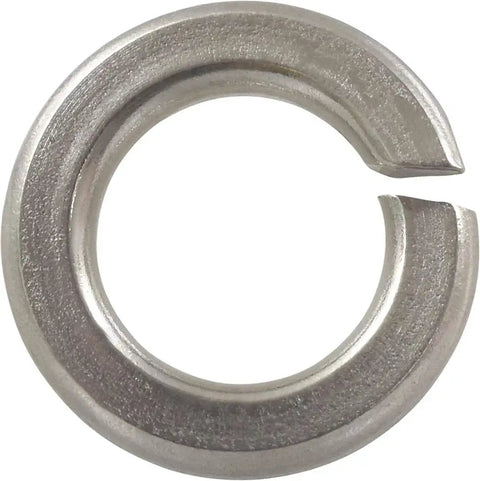 No. 10 stainless steel split lock washer, 50-pack