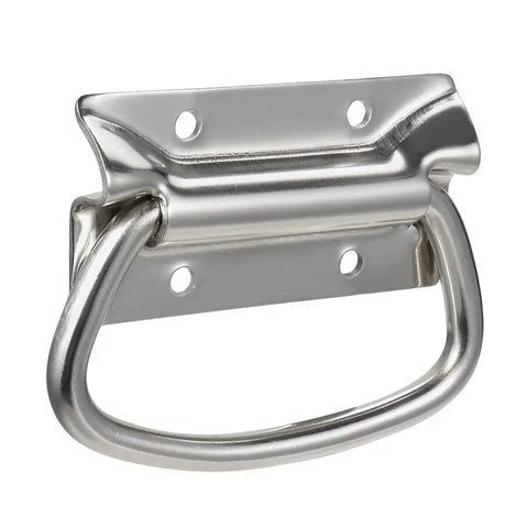 86x46mm 201 Stainless Steel Ring Pull Handle for toolbox with 5mm mounting holes and spray paint finish