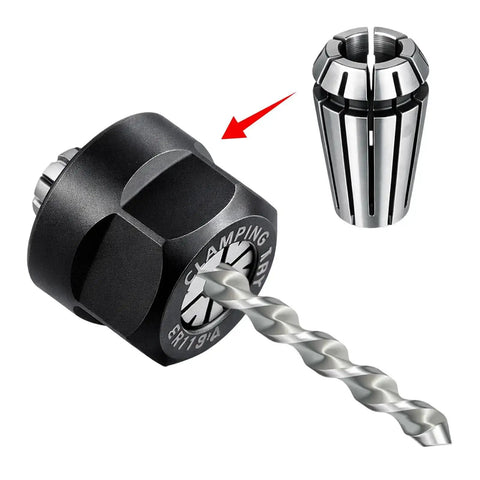 ER11 Collet Set High Precision CNC Engraving Milling Lathe Tools Included 1/8 Inch Chuck 1/4 Inch Chuck With Clamping Nut
