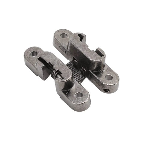 Hidden Cabinet Door Hinges 3 Pack 43mm Mini 180 Degree Zinc Alloy Cross Hinge For Cabinets And Jewelry Boxes Black Plated Heavy Duty Invisible Hinge Set For Sleek LowProfile Seamless Opening
