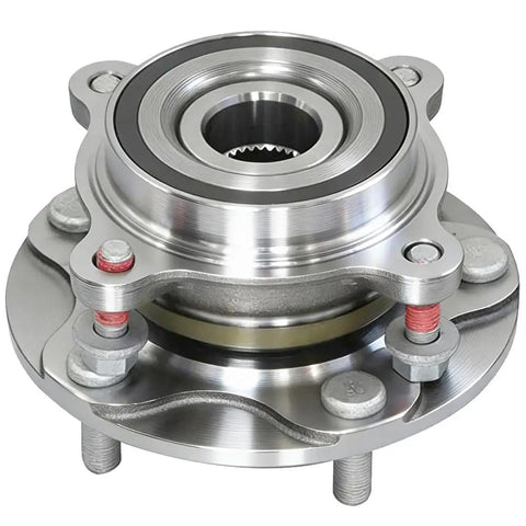Front Wheel Bearing Hub Assembly For 4WD With 5 Lugs Fits 2008 2018 Toyota Sequoia And 2005 2018 Toyota Tundra 4x4 Heavy Duty Replacement Low Runout Noise Reduction Easy Install