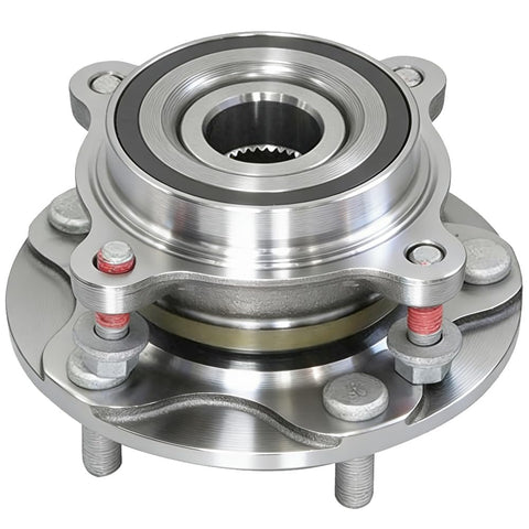 Front Wheel Bearing Hub Assembly 4WD 5 Lug Fits 2008 To 2018 Toyota Sequoia And 2005 To 2018 Toyota Tundra 4x4 Two Piece Set