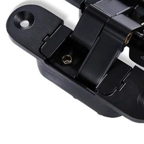 Three Dimensional Invisible Door Hinges For Wood Doors And Cabinets Concealed Cross Hinge With 180 Degree Inside And Outside Opening Black Finish