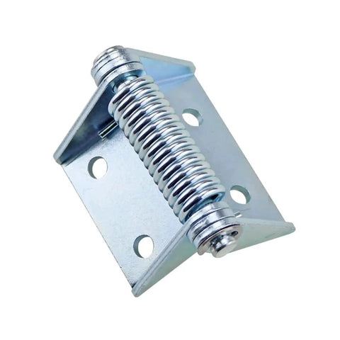 Heavy Duty Industrial High Capacity Tension And Large Self Closing Spring Hinges With Superior Load Bearing For Doors Cabinets Panels And Heavy Duty Applications 1 Piece Durable Steel Construction For Longevity And Easy Installation, front view