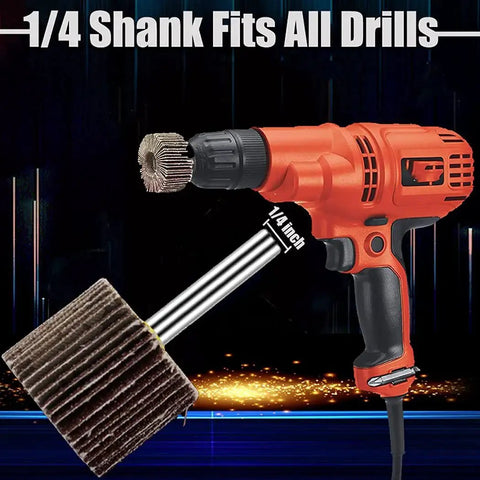 All-In-One Flap Wheel Sander Set For Drill And Die Grinder, 20 Pcs, 5 Size Options With 60 80 120 240 Grits, 1/4 Inch Shank