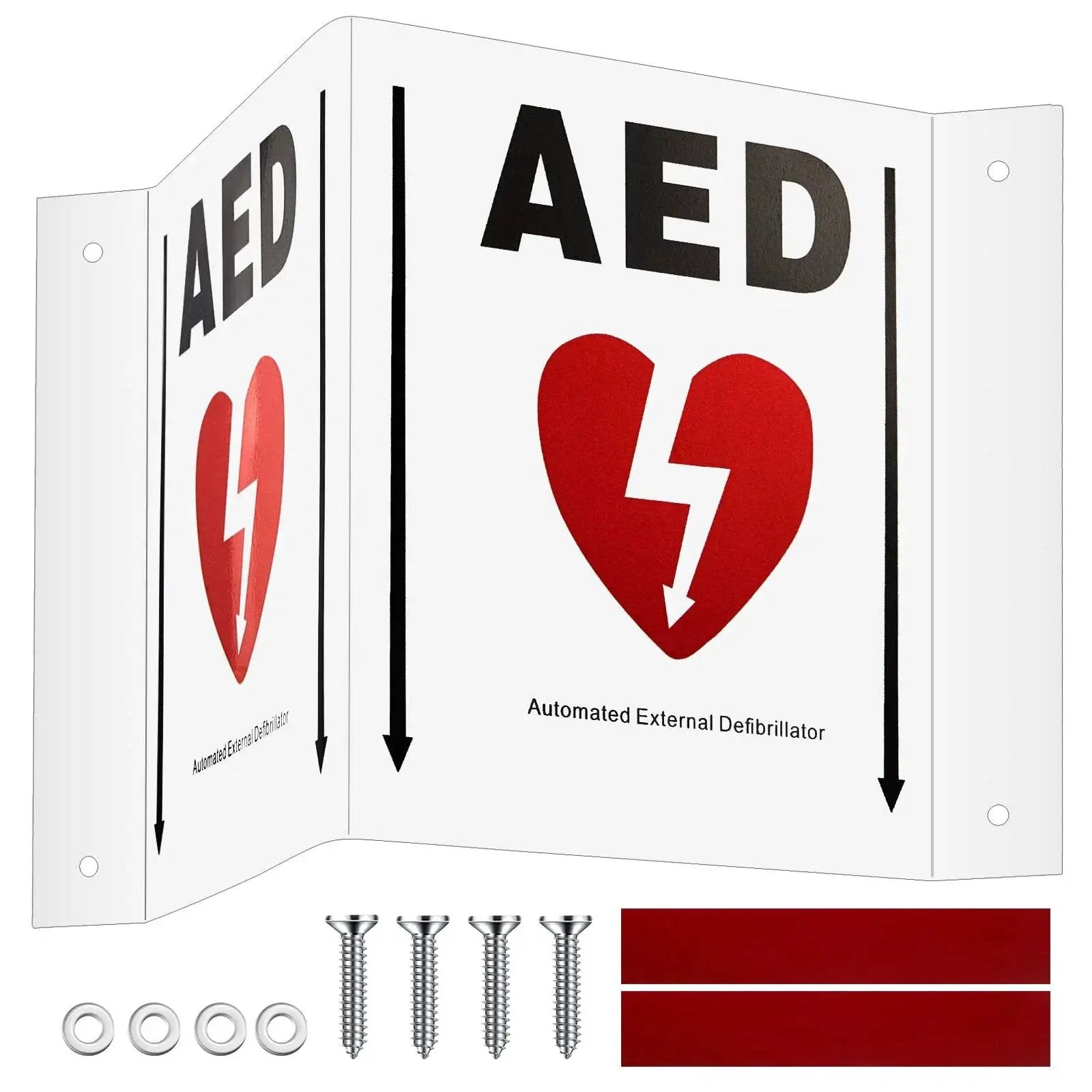 3D AED Projection Sign - Grab And Go Access 🍁
