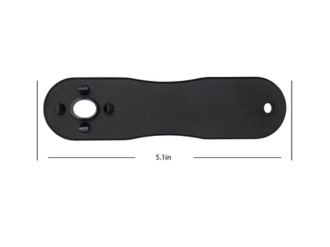 Heavy Duty Hole Punch Tool For Fabric And Canvas Hammer Punch For Boat Awnings Tarps And Covers With dimensions labeled 5.1 inches