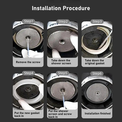 Installation steps for Grouphead Gasket Replacement For Oracle Dual Boiler Espresso Machines BES900 920XL 980 990.