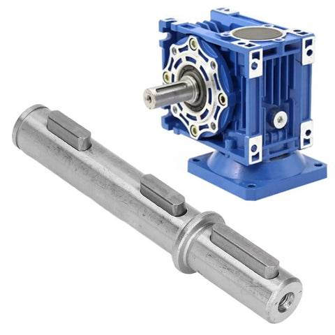 Heavy Duty Alloy Steel Output Shaft For Reduction Gearbox NMRV040 RV040 Nema34 Stepper Motor 18mm Diameter 128mm Length