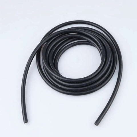 Coiled One Eighth Inch Silicone Vacuum Hose Ten Feet Black High Temperature Tubing For Engine Bay Air And Water Transfer
