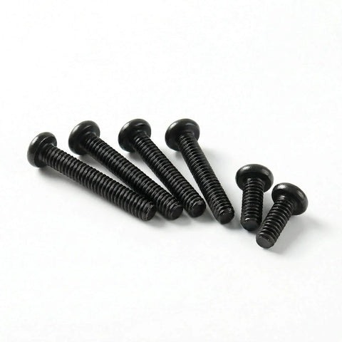 Built To Last Rugged Black Oxide Pan Head Machine Screws M2.5 X 5mm 50 Pack Fully Threaded Phillips Drive 304 Stainless Steel Rust Resistant