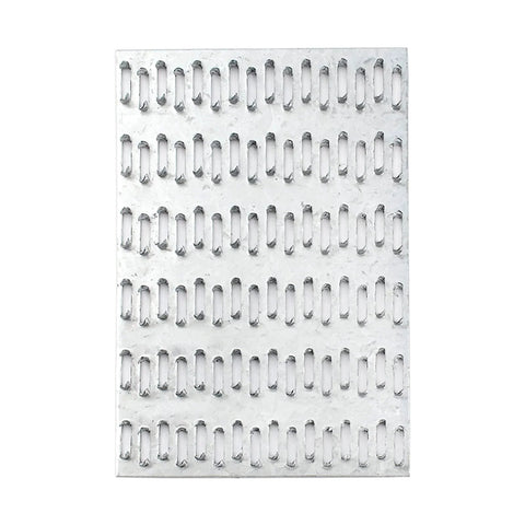 Ten Pack Truss Plates 4x6 Inch Pronged Mending Plates With Nail Teeth For Wood Trusses Construction, Made Of Steel With Hot Dip Galvanized Finish
