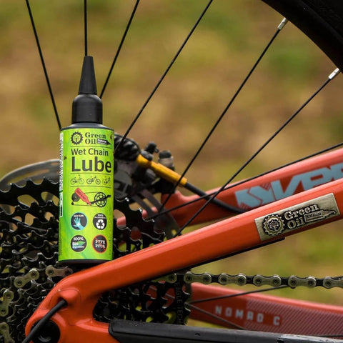 Palm Oil Free Bike Cleaner And Wet Chain Lube Bundle For All Weather Riding Made In UK With A Non Freezing Formula Bottle