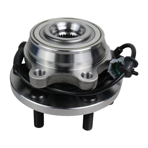 Front Wheel Bearing And Hub Assembly For 4WD Nissan Frontier 2005-2018, Pathfinder 2005-2012, Xterra 2005-2015, And Suzuki Equator 2009-2012, 6 Lug With ABS, Front Left And Front Right