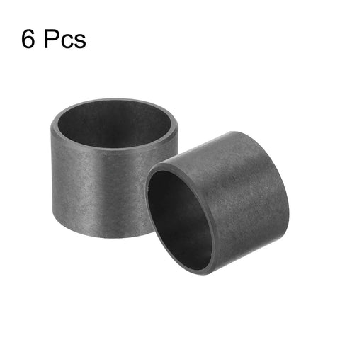6 Pcs POM Sleeve Bearings 30mm ID By 34mm OD By 26mm Length Self Lubricating Oilless Black Bushings for DIY Projects