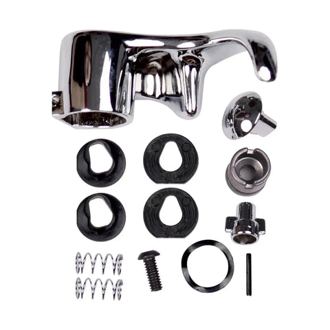 Locking Chrome Vent Window Handle Kit Left Side For GM Chevrolet Blazer Jimmy Suburban Trucks 1973 1994 with components