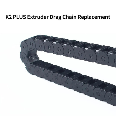 K2 Plus Cable Drag Chain Replacement Open For Hot End Extruder Direct Drop In Easy Install Must Have Backup Accessory For 3D Printers