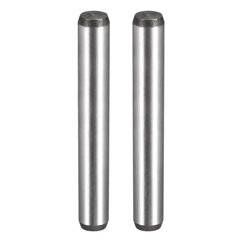 3/8 Inch Dowel Pins Set Of 2 2-1/2 Inch Length Heat Treated Alloy Steel For Extra Hardness Bright Finish Accurate Alignment Anti Rust Corrosion Resistant Vibration Polished Finish